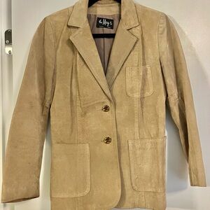 Vintage suede blazer